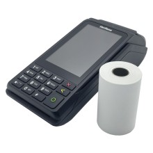 Lot de 50 rouleaux de papier thermique compatible TPE Ingenico iWL220 pour cartes de crédit Rouleaux de papier pour terminal de paiement électronique 