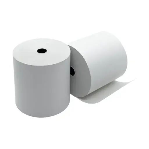 [80x80x12] Papier Thermique Caisse - 50 Rouleaux